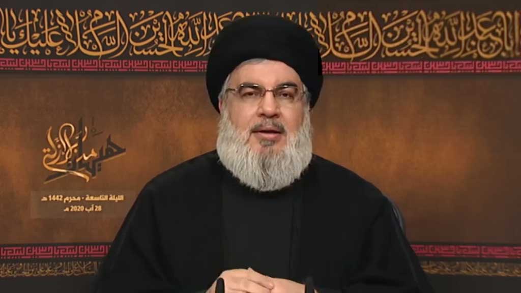سید حسن نصرالله، دبیر کل حزب‌الله لبنان: سخنرانی تلویزیونی در شب تاسوعای محرم ۱۴۴۲ و سومین سال‌گرد دومین آزادسازی لبنان