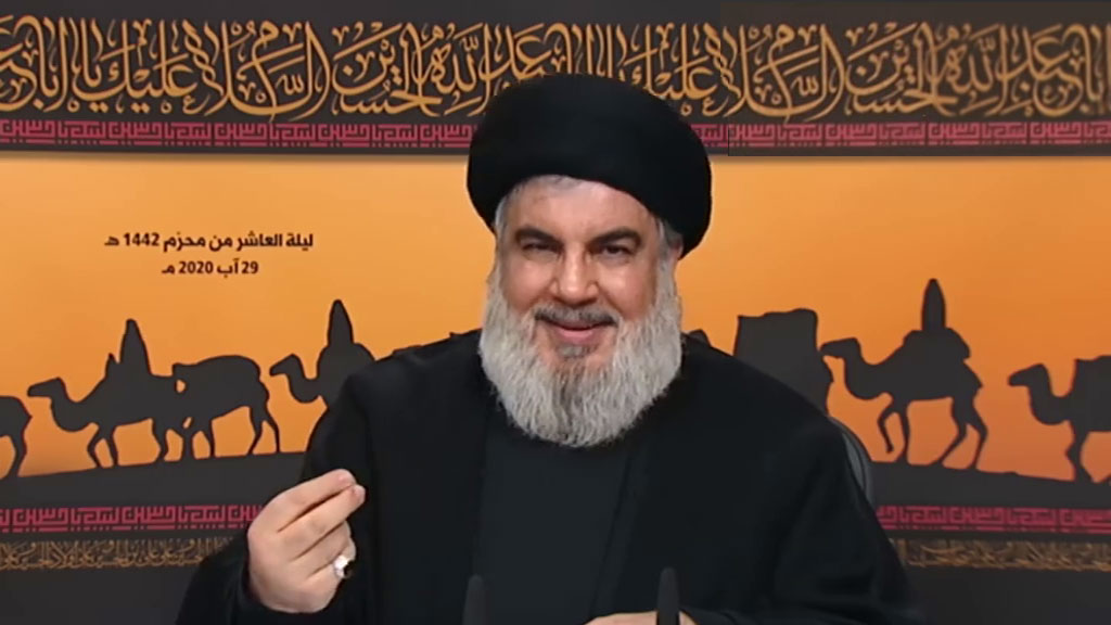 سید حسن نصرالله، دبیر کل حزب‌الله لبنان: سخنرانی تلویزیونی در شب عاشورای محرم ۱۴۴۲