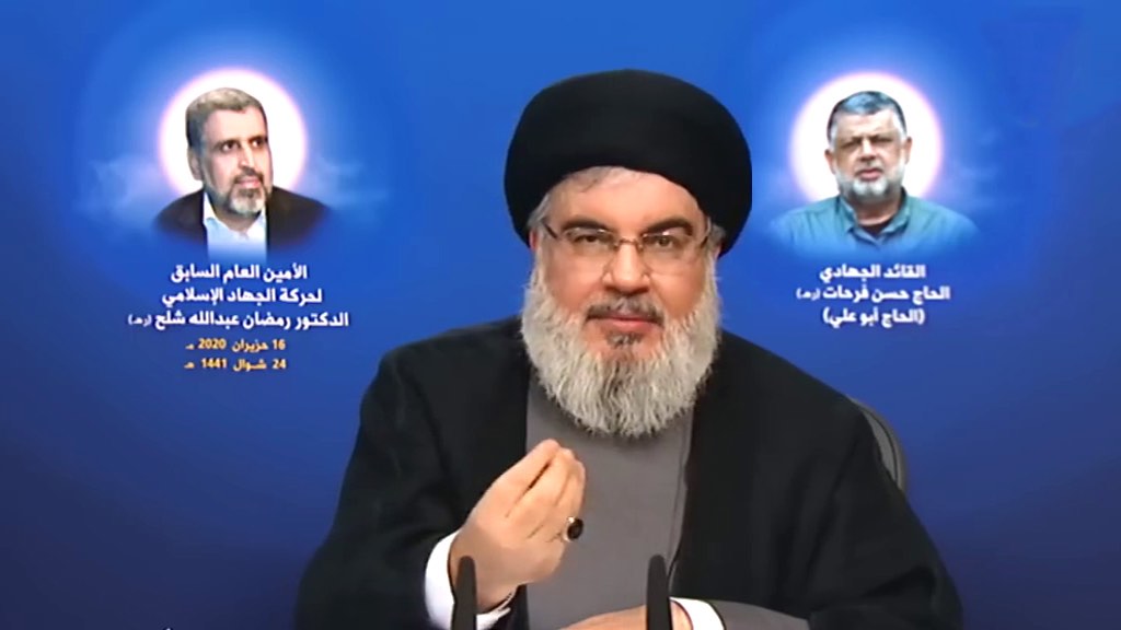 سید حسن نصرالله، دبیر کل حزب‌الله لبنان: سخنرانی تلویزیونی درباره‌ی آخرین تحولات سیاسی